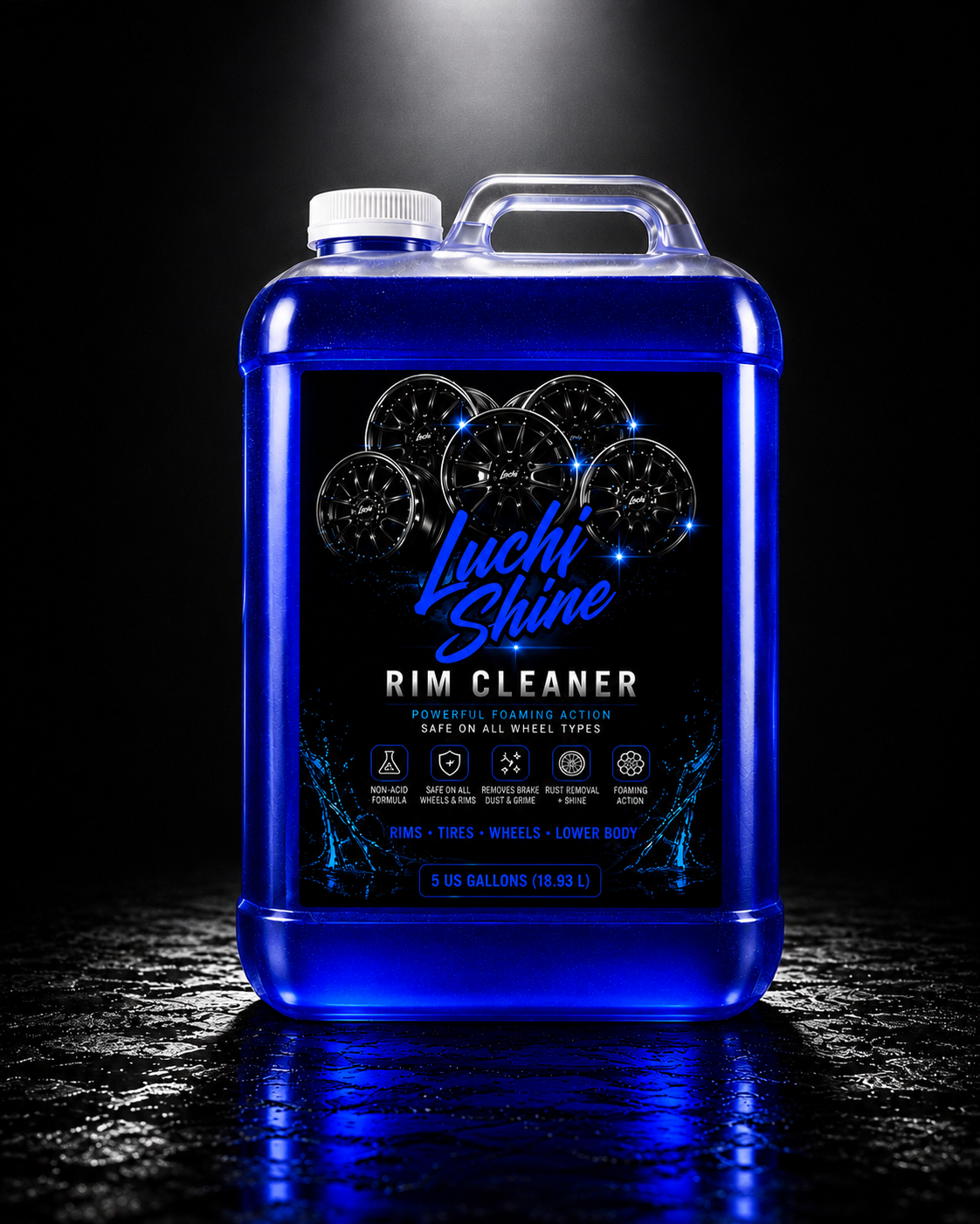 5 Gallon Luchi Shine Rim & Wheel Cleaner