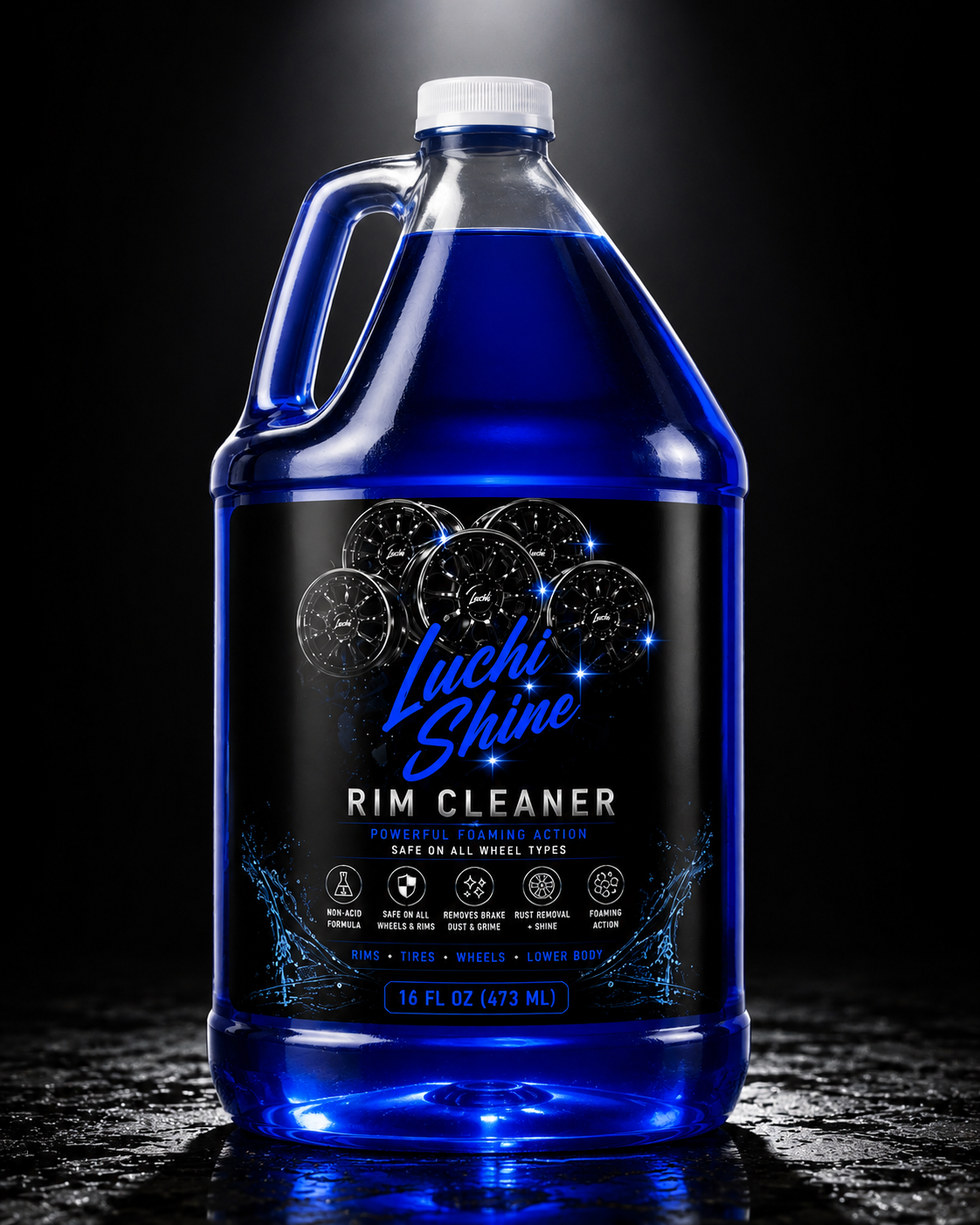 1 Gallon Luchi Shine Rim & Wheel Cleaner
